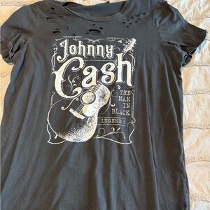 Graphic Tee with Guitar Design